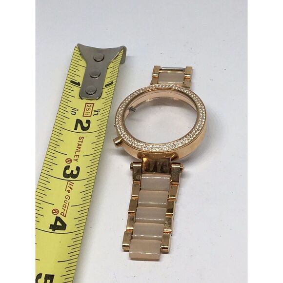 Authentic Fossil Watch Bracelet Parts Links Case Band 18mm Rose Gold/Pink A654 - Picture 1 of 6